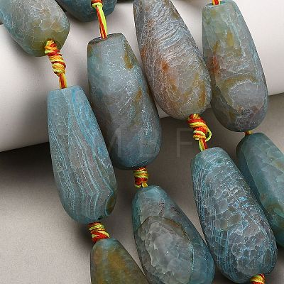 Natural Dragon Veins Agate Beads Strands G-A321-I05-01-1