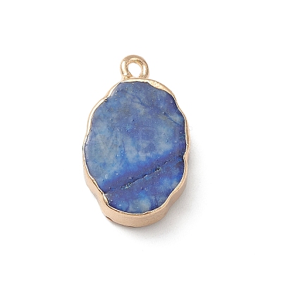 Natural Lapis Lazuli Pendants G-K333-01M-1