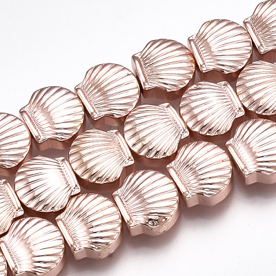 Electroplate Non-magnetic Synthetic Hematite Beads G-T061-181RG-1