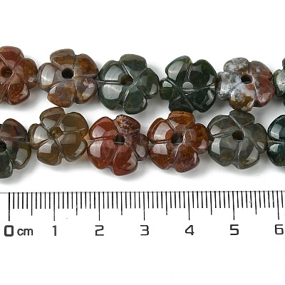 Natural Indian Agate Beads Strands G-H023-B06-01-1