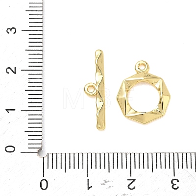Brass Toggle Clasps KK-CBA42CA-01C-G-1
