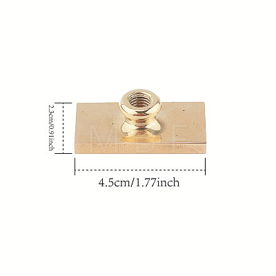 Wax Seal Brass Stamp Head AJEW-WH0215-042-1
