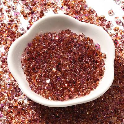 Transparent Baking Paint Glass Seed Beads SEED-A033-06A-05-1