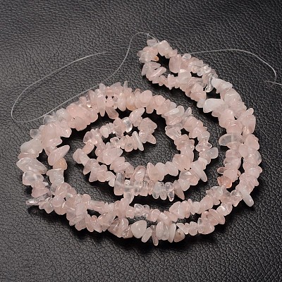 Natural Rose Quartz Chip Beads LS-F007-1