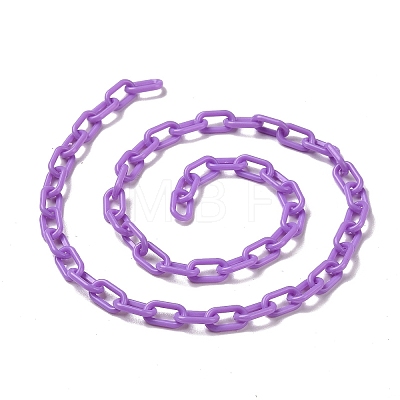 Opaque Acrylic Cable Chains CHAC-P001-03-1