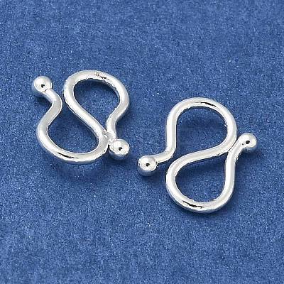 Brass S-Hook Clasps KK-Q019-08A-S-1