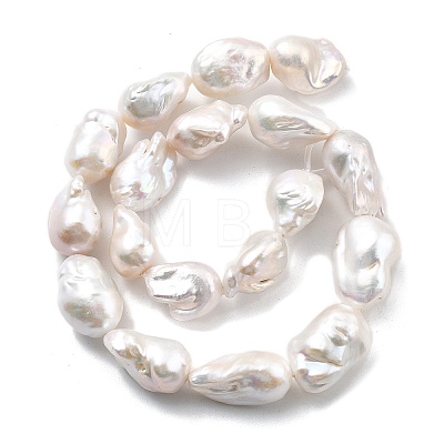 Natural Nucleated Pearl Beads Strands PEAR-B004-15N-05A-01-1