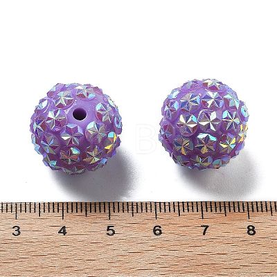 Opaque Acrylic Beads OACR-A035-01M-1