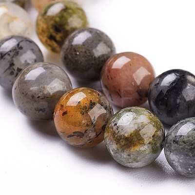 Natural Sunstone Beads Strands G-SZ0001-30B-1