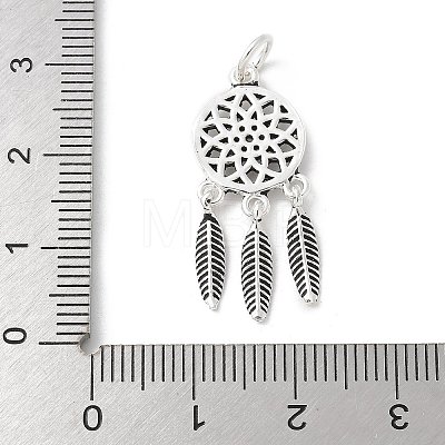 S925 Sterling Silver Pendant STER-H115-10A-AS-1