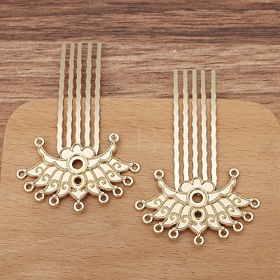 Ancient Style Hanfu Alloy Alligator Hair Clips for Women PW-WG19BAE-04-1