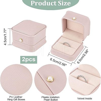  PU Leather Ring Gift Boxes LBOX-NB0001-02B-1