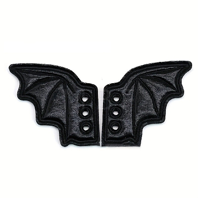 Halloween Imitation Leather Shoe Buckle for DIY Shoe Accessory PW-WG14EA0-01-1