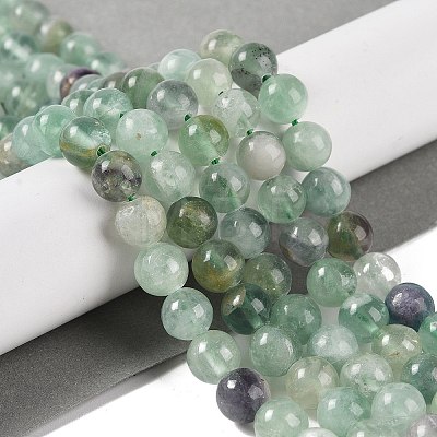 Natural Fluorite Beads Strands X-G-P530-B04-03-1