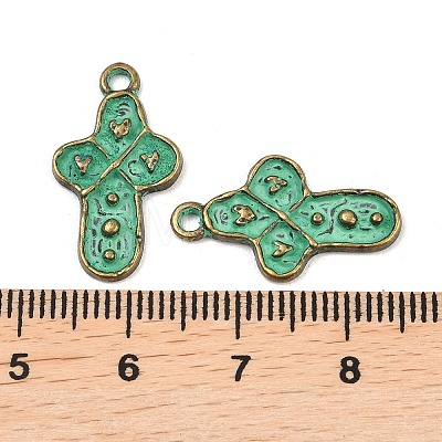 Tibetan Style Alloy Pendants FIND-I073-01G-1
