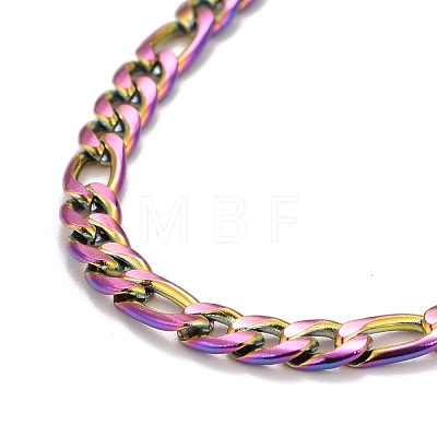 Ion Plating(IP)  304 Stainless Steel Chain Necklaces NJEW-A002-06MC-1