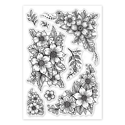 Custom Summer Theme PVC Plastic Clear Stamps DIY-WH0631-0081-1