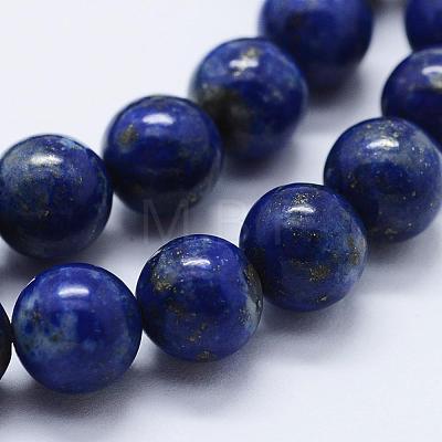 Natural Lapis Lazuli Beads Strands G-E465-8mm-01-1