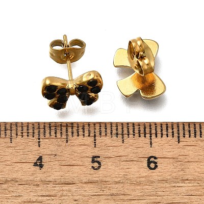 304 Stainless Steel Stud Earrings EJEW-F361-14G-1