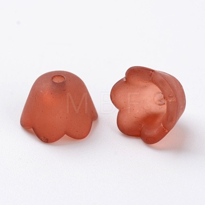 Transparent Acrylic Beads Caps X-PL543-13-1