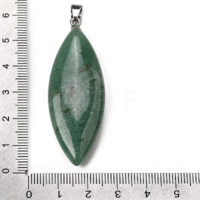 Natural Green Aventurine Big Pendants G-F820-06O-1