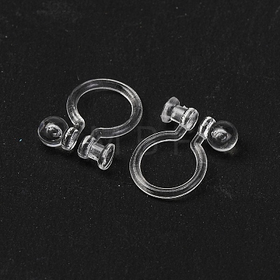 Silicone Clip-on Earring Findings FIND-K019-01B-1