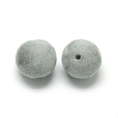 Flocky Acrylic Beads MACR-S270-10mm-13-1