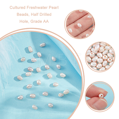  Natural Cultured Freshwater Pearl Beads PEAR-NB0001-91C-1