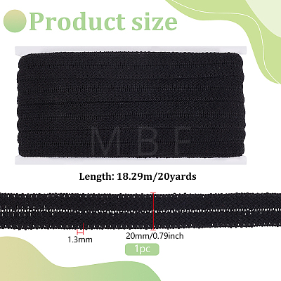 Braided Cotton Lace Ribbons SRIB-WH0011-152B-1