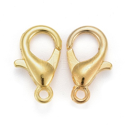Zinc Alloy Lobster Claw Clasps X-E105-G-NF-1