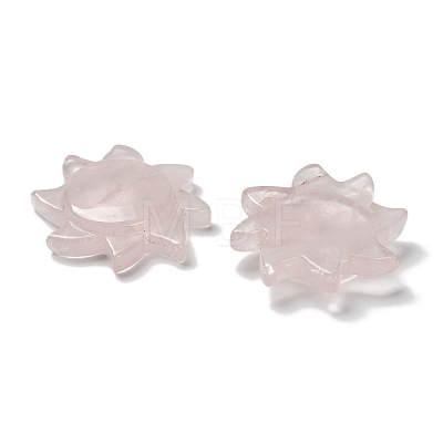 Natural Rose Quartz Cabochons G-Q190-01E-1