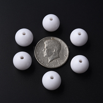 Opaque Acrylic Beads X-MACR-S370-C16mm-01-1