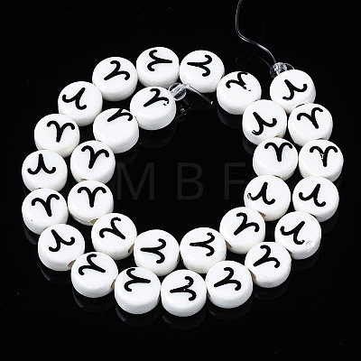 Handmade Porcelain Ceramic Beads Strands PORC-S502-032A-1