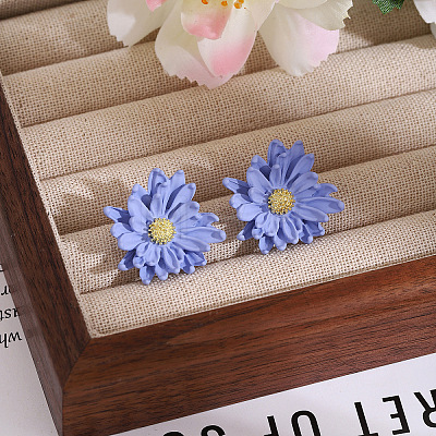 Baking Paint Alloy Stud Earrings WG8D079-03-1