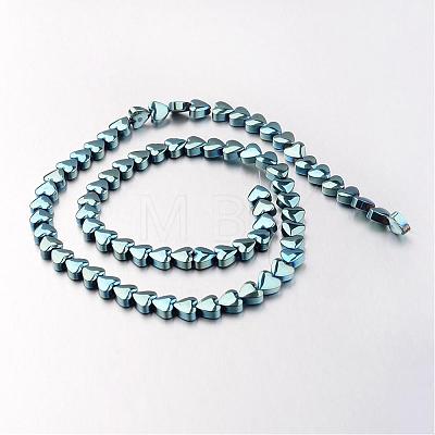 Electroplate Non-magnetic Synthetic Hematite Bead Strands G-F300-22A-1