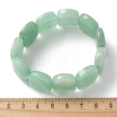 Handmade Lampwork Beaded Stretch Bracelets for Men Women BJEW-G738-01B-08-1