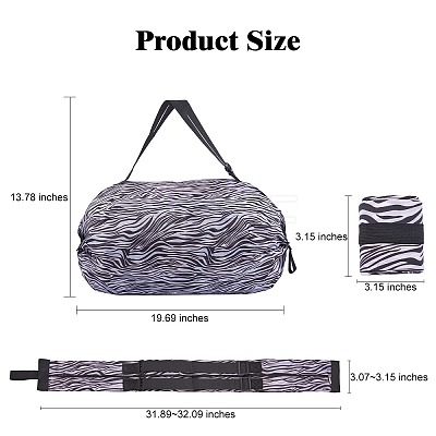 Polyester Portable Shopping Bag ABAG-SZC0008-02B-1