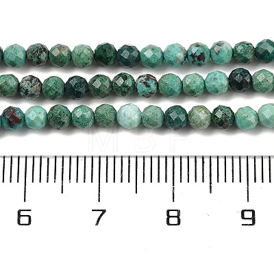 Natural Chrysocolla Beads Strands G-P514-A03-02-A-1