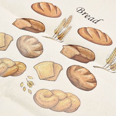 Cotton Cloth Bread Print Pouches ABAG-A012-01E-1