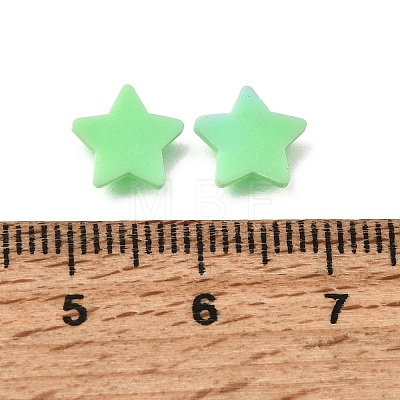 Luminous Handmade Polymer Clay Cabochons PY-CBA5A20-14G-1