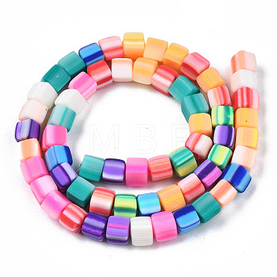 Handmade Polymer Clay Beads Strands CLAY-N008-060-05-1