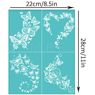Self-Adhesive Silk Screen Printing Stencil DIY-WH0338-217-1