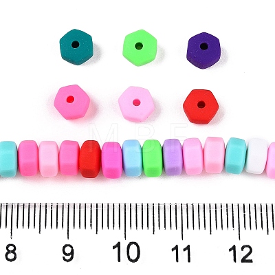 Handmade Polymer Clay Beads Strand CLAY-T021-01-1