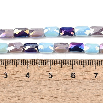 Electroplate Glass Beads Strands EGLA-D300-05-07-1