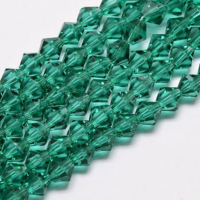 Imitation Austrian Crystal 5301 Bicone Beads X-GLAA-S026-6mm-08-1