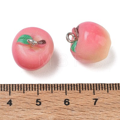 Opaque Resin Imitation Fruit Pendants RE-CBA9CFC-01A-1