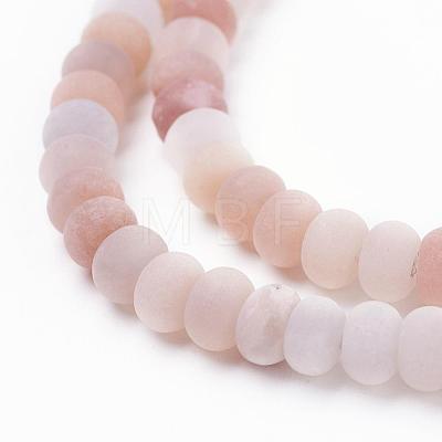 Natural Pink Aventurine Beads Strands G-F520-25-1