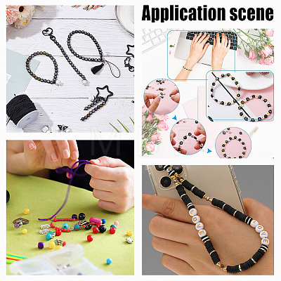 ARRICRAFT DIY Keychain Necklace Making Kit DIY-AR0003-51-1