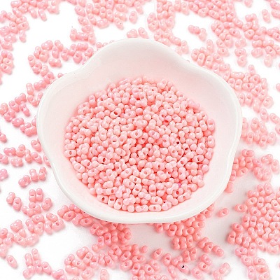 Baking Paint Glass Seed Beads SEED-A033-05M-1