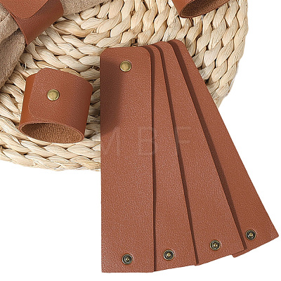15Pcs Imitation Leather Napkin Rings AJEW-CL0005-38-1
